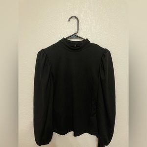 Black turtle neck long sleeve shirt size small